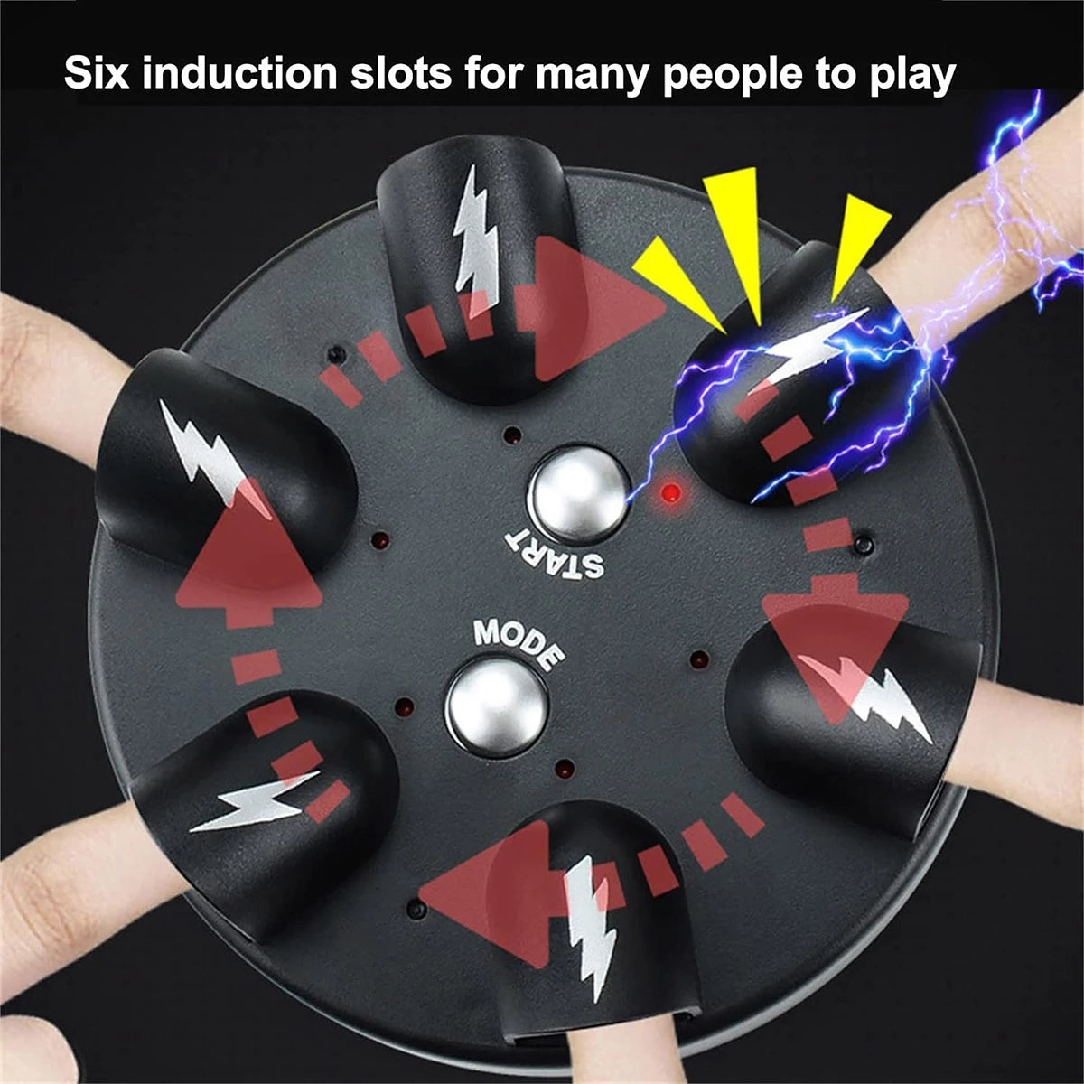 Six Finger Lie Detector Finger Click Decompression Party, Electric Miracle Toy Family Party Creative Toy