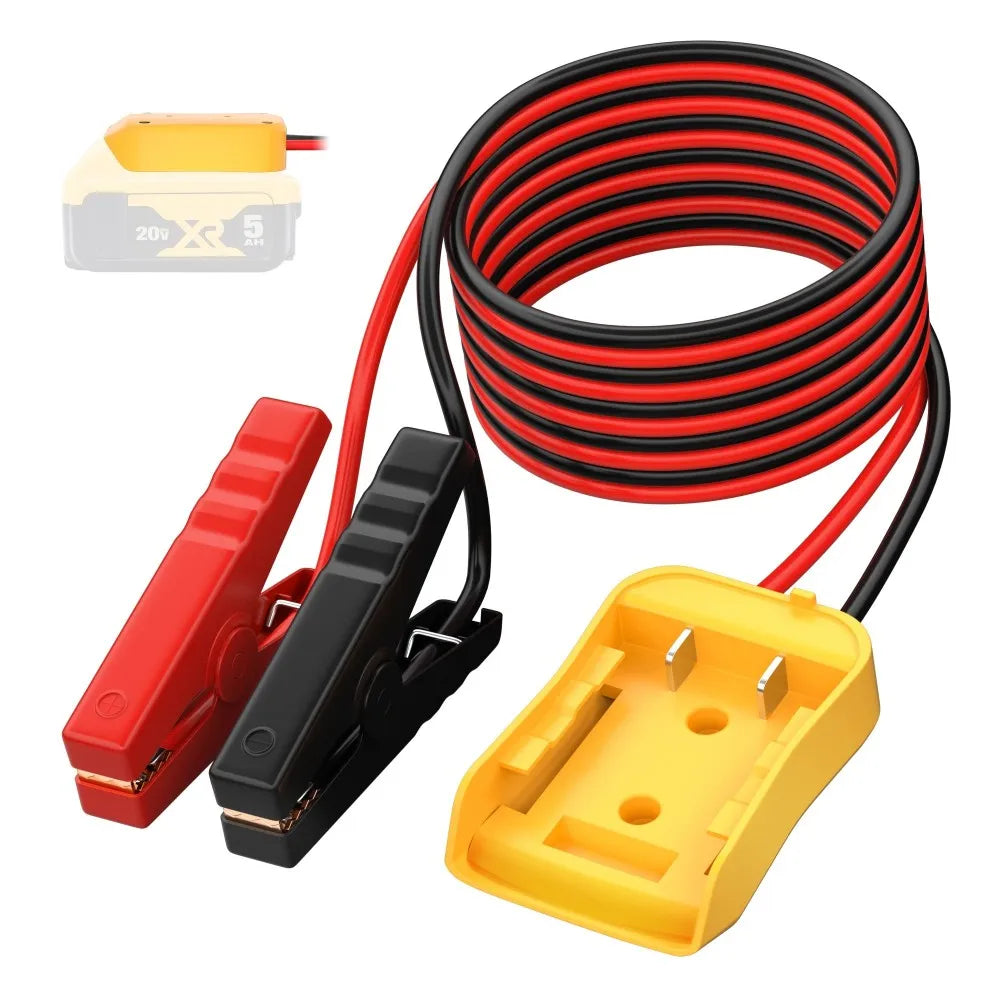Car Battery Igniter Automotive Emergency Power Kits 12AWG Cable Jumper Starter Jump Kit Power Tool Line for Milwaukee Dewalt