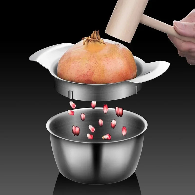 Pomegranate Peel Tool Stainless Steel Pulp Separator Kitchen Fruit Vegetable Tool Quick Peeler Seed Remover Kitchen Accessories
