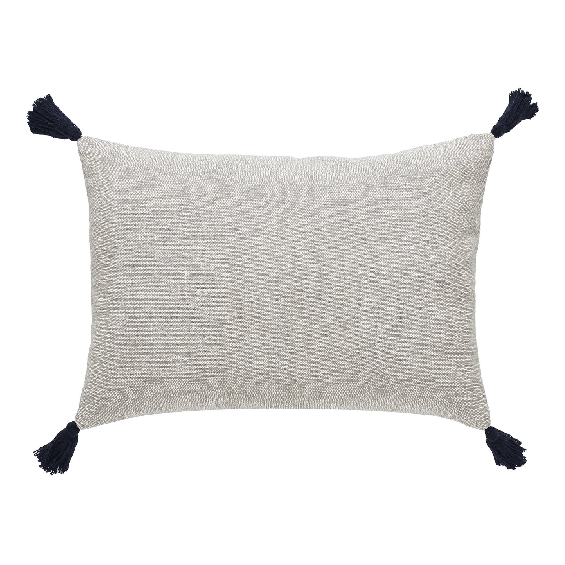 Faith Throw Pillow, 14 X 20, Tan & Black