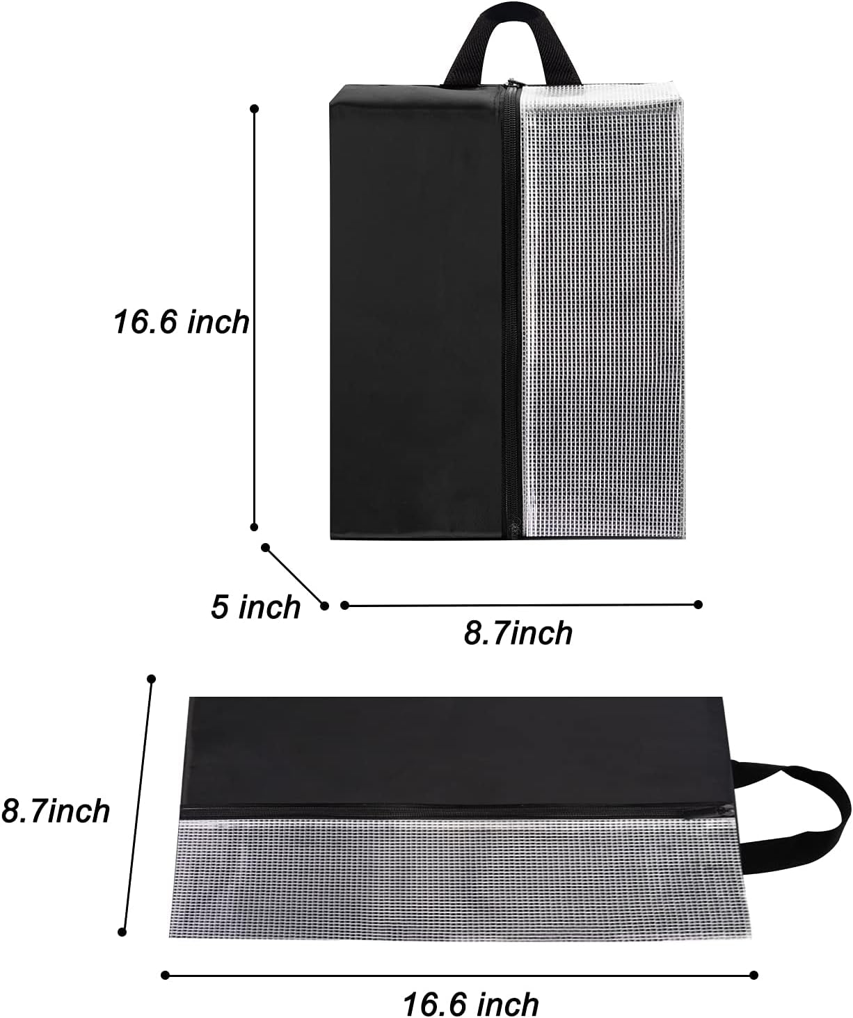 5 Pack Travel Shoe Bags for Packing, Waterproof Shoe Bags for Travel Women,Sneaker Bag, Large Shoes Storage Organizers Pouch Bag for Men and Women,Waterproof Zipper.