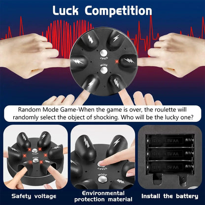 Six Finger Lie Detector Finger Click Decompression Party, Electric Miracle Toy Family Party Creative Toy